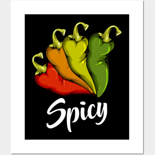 Spicy Chili Peppers Hot Vegetables Chilis Posters and Art